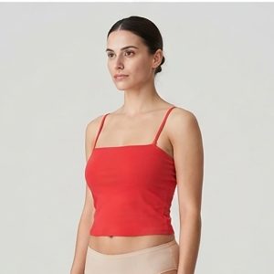Cynthia Kamisol Semi Torso, Tank Top Bra Model Crop Top Dengan Tali Pundak Kecil bahan Spandek Lembut Stretch Nyaman