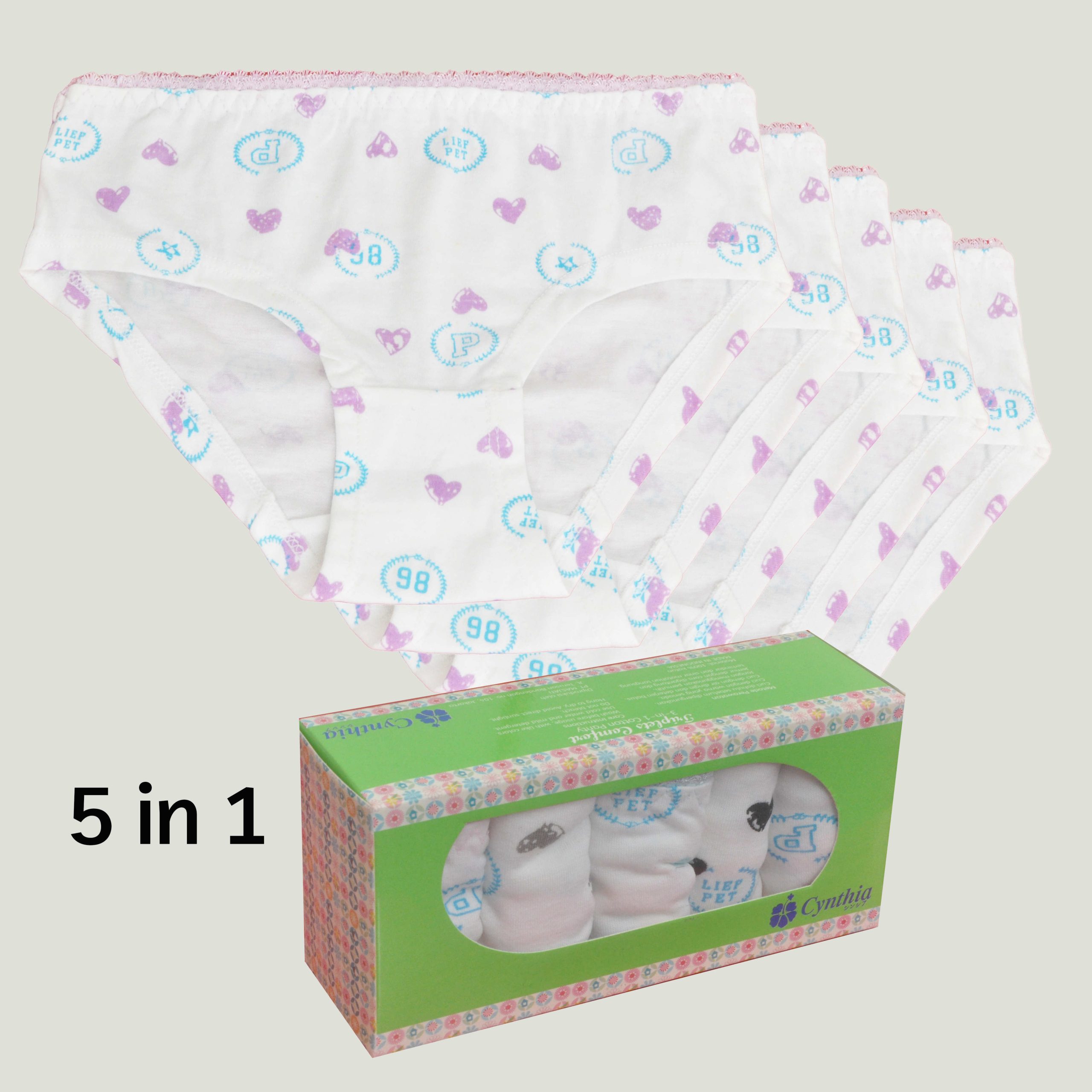 Cynthia Panty Pack Midi Motif Campur Karet Pinggang Free Size - 860823